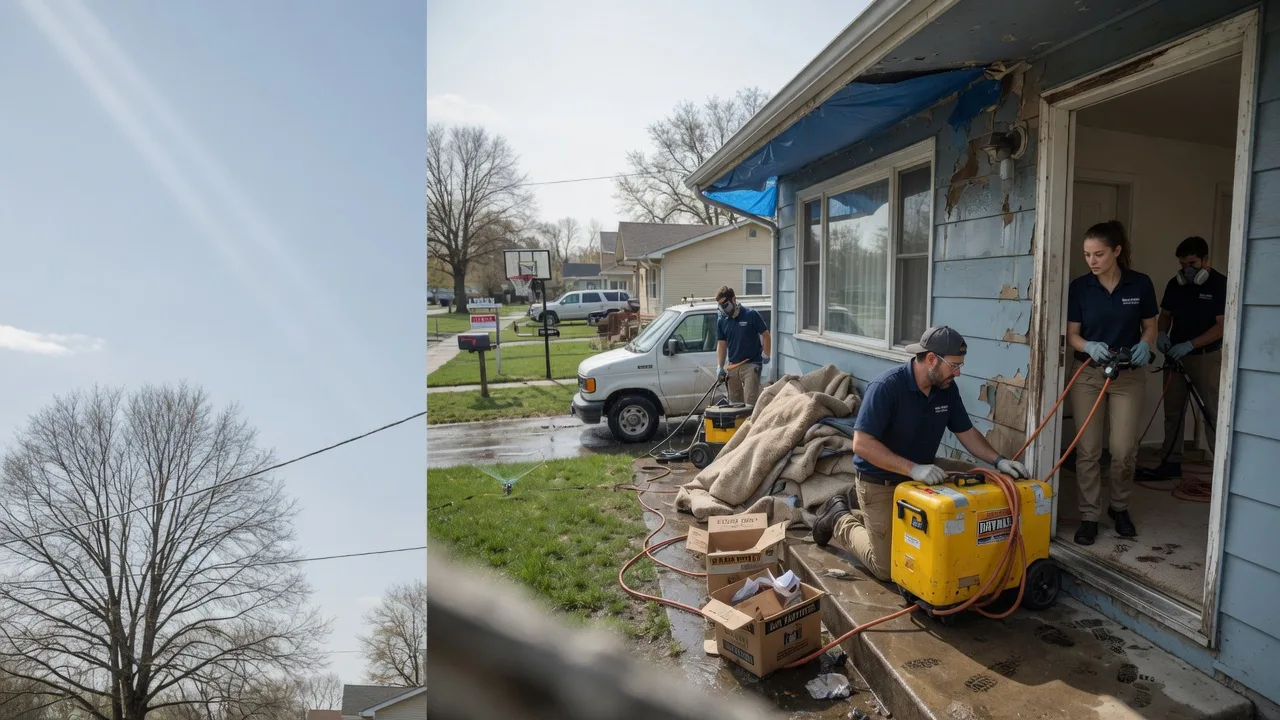 Basement Flood Cleanup in Sidney, TX near me